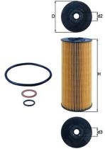 MAHLE FILTROS OX137D2 - ELEMENTOS FILTRANTES DE ACEITE