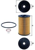 MAHLE FILTROS OX150D - ELEMENTOS FILTRANTES DE ACEITE