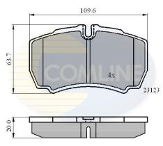  CBP01034 - PASTILLA DE FRENO