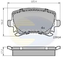  CBP01284 - PASTILLA DE FRENO