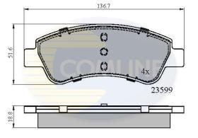  CBP01525 - PASTILLA DE FRENO