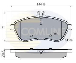  CBP01786 - PASTILLA DE FRENO