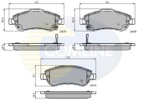  CBP31705 - PASTILLA DE FRENO