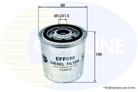 COMLINE EFF019 - FILTRO DE COMBUSTIBLE