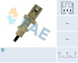 FAE 24410 - INTERRUPTOR LUZ STOP MECANICO