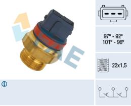 FAE 37930 - TERMOCONTACTO DOBLE VENTILADOR O 2