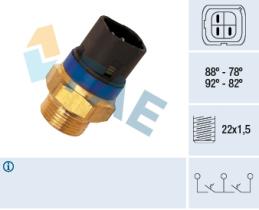 FAE 38110 - TERMOCONTACTO DOBLE VENTILADOR O 2