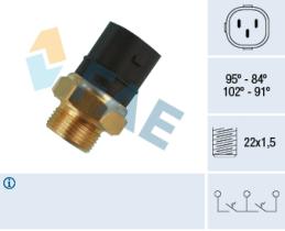 FAE 38180 - TERMOCONTACTO DOBLE VENTILADOR O 2