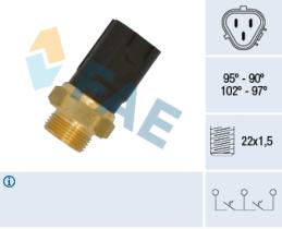 FAE 38185 - TERMOCONTACTO DOBLE VENTILADOR O 2