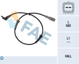 FAE 78036 - SENSOR VELOCIDAD RUEDA - ABS