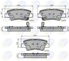  CBP32023 - PASTILLA DE FRENO