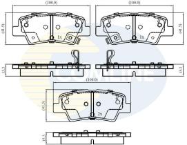  CBP32161 - PASTILLA DE FRENO