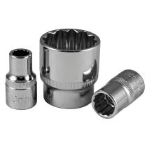 JBM 13628 - VASO CORTO DE 32MM, XZN 1/2" - CROMADO