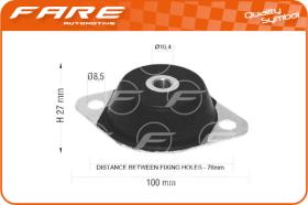 FARE 15004 - SOPORTE DE GOMA TRASERO AIXAM