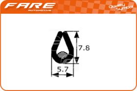 FARE PF004 - BURLETE PVC FLEXIBLE (ADHESIVO)